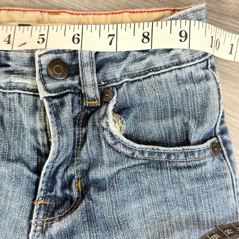 Vtg Gap Loose Fit Jeans Size 3 Toddler Fleece Lined Adjustable Waist Y2K 2006